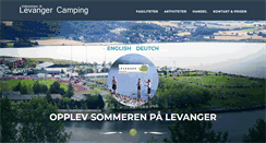 Desktop Screenshot of levangercamping.no